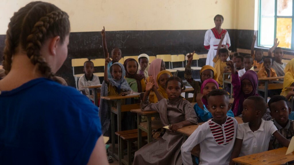 Kids in classroom