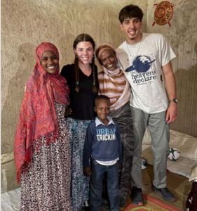 Jon & Olivia w/sponsor kid